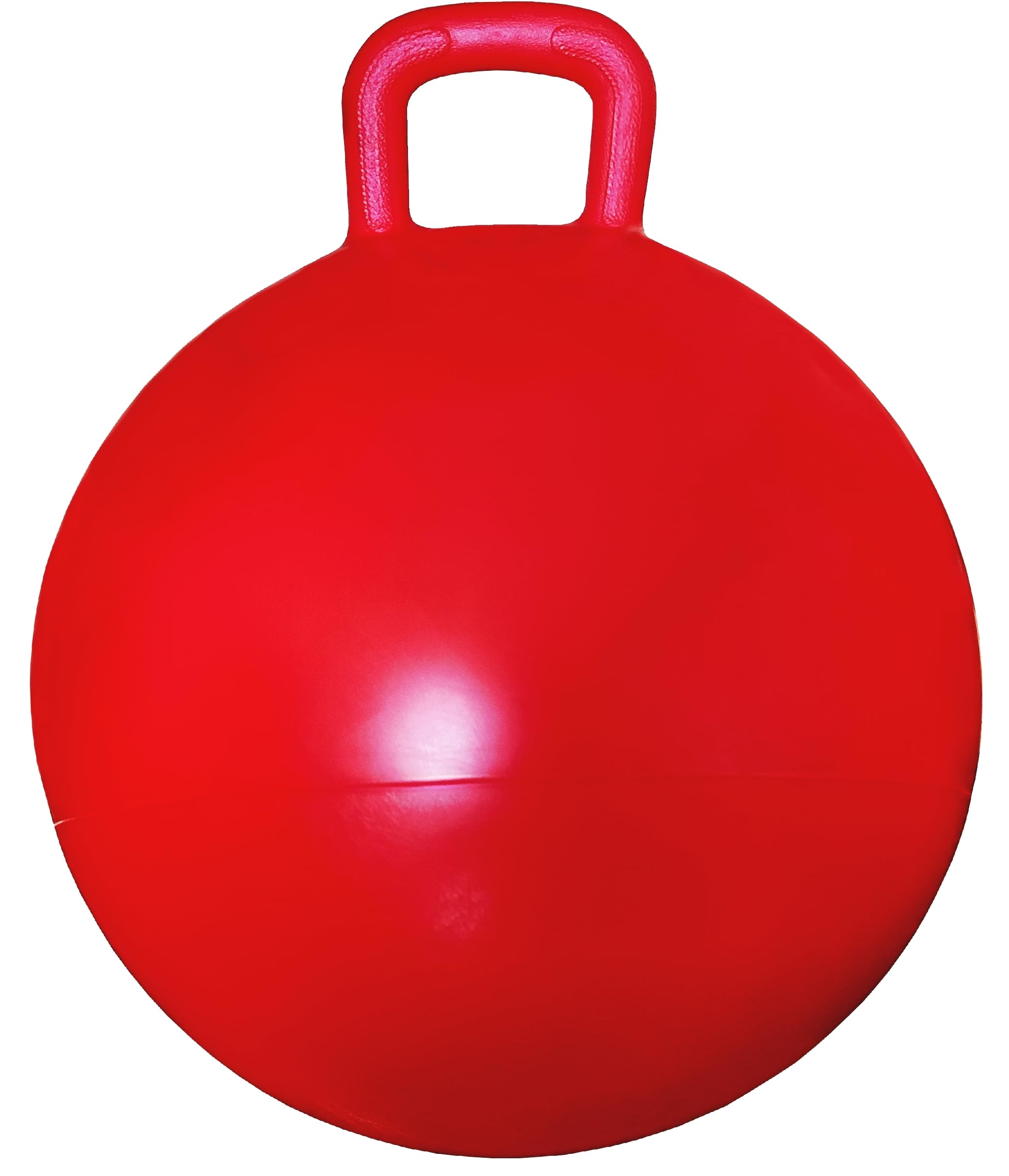 AppleRound Space Hopper Ball outer view with a sturdy grab-and-grip handle for versatile indoor and outdoor play.