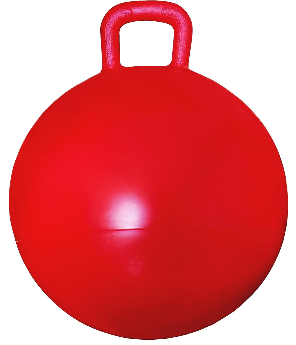AppleRound Space Hopper Ball outer view with a sturdy grab-and-grip handle for versatile indoor and outdoor play.