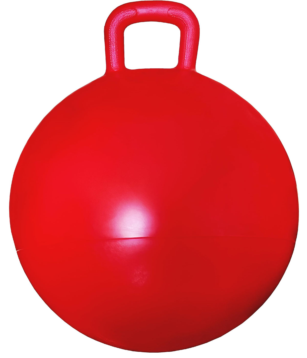 AppleRound Space Hopper Ball outer view with a sturdy grab-and-grip handle for versatile indoor and outdoor play.