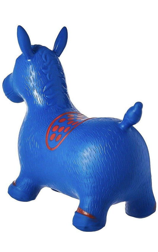 AppleRound unicorn hopper in mid-bounce for imaginative kid play