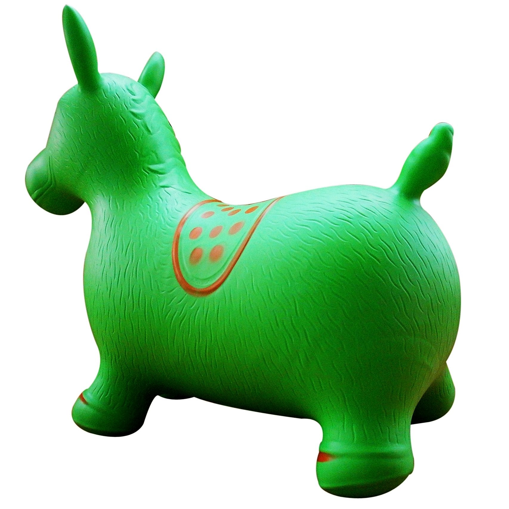 AppleRound unicorn hopper side view for imaginative, safe bouncing.