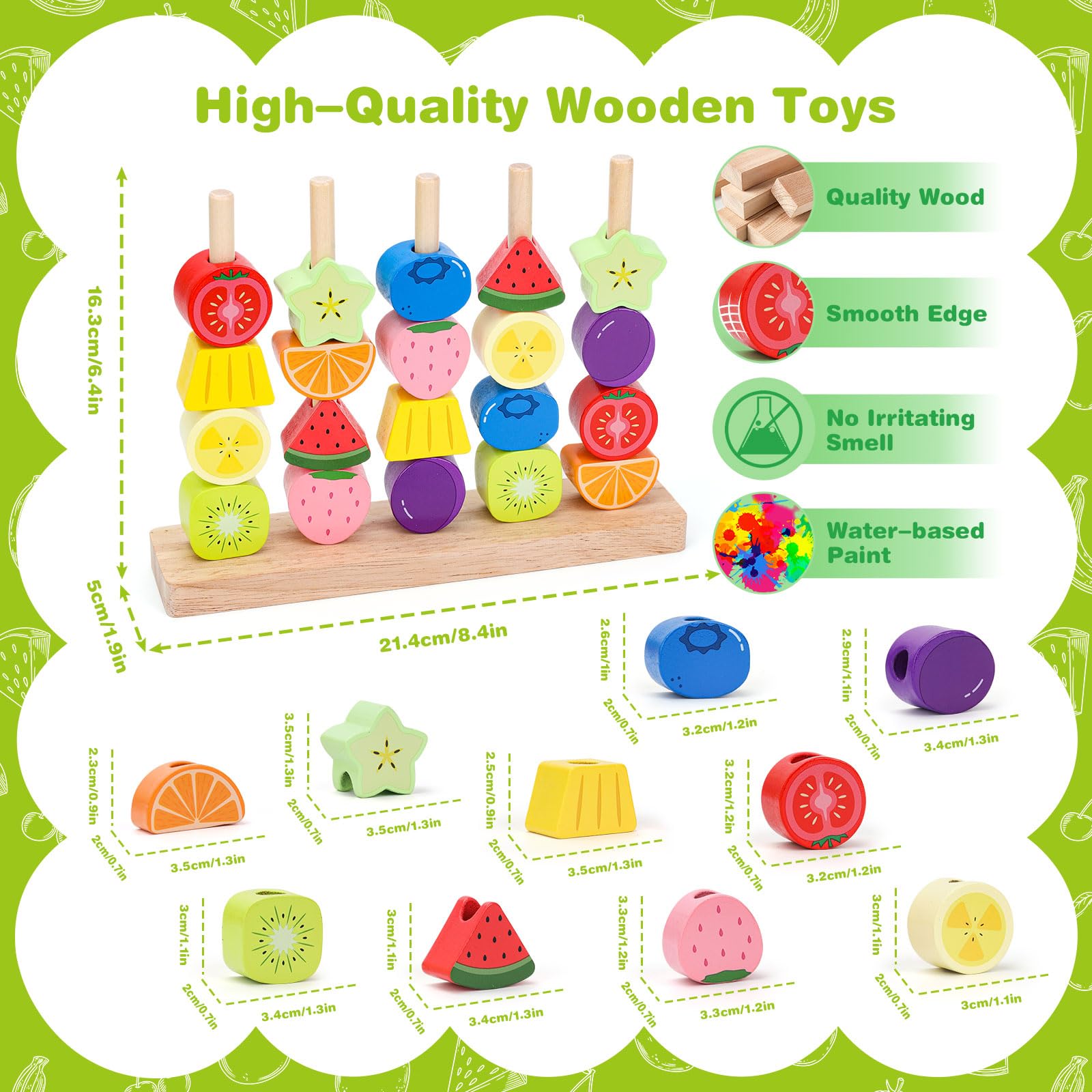 Appoft pattern work encourages creativity through building and matching activities.
