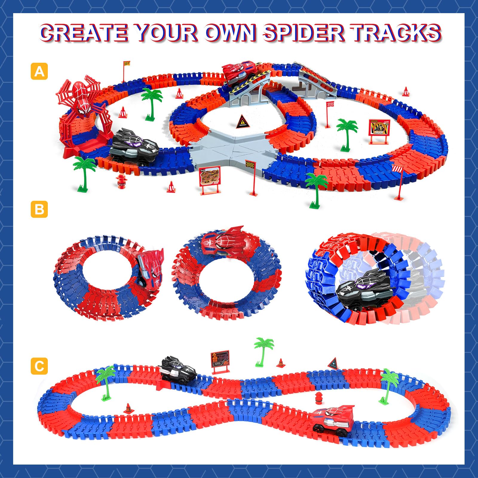 Appoft Spider Hero electric cars provide fast, exciting action.