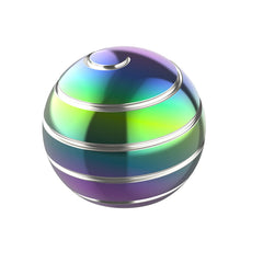 Apqdw kinetic desk toy ball 39mm rainbow-a spins vividly for visual focus and stress relief.