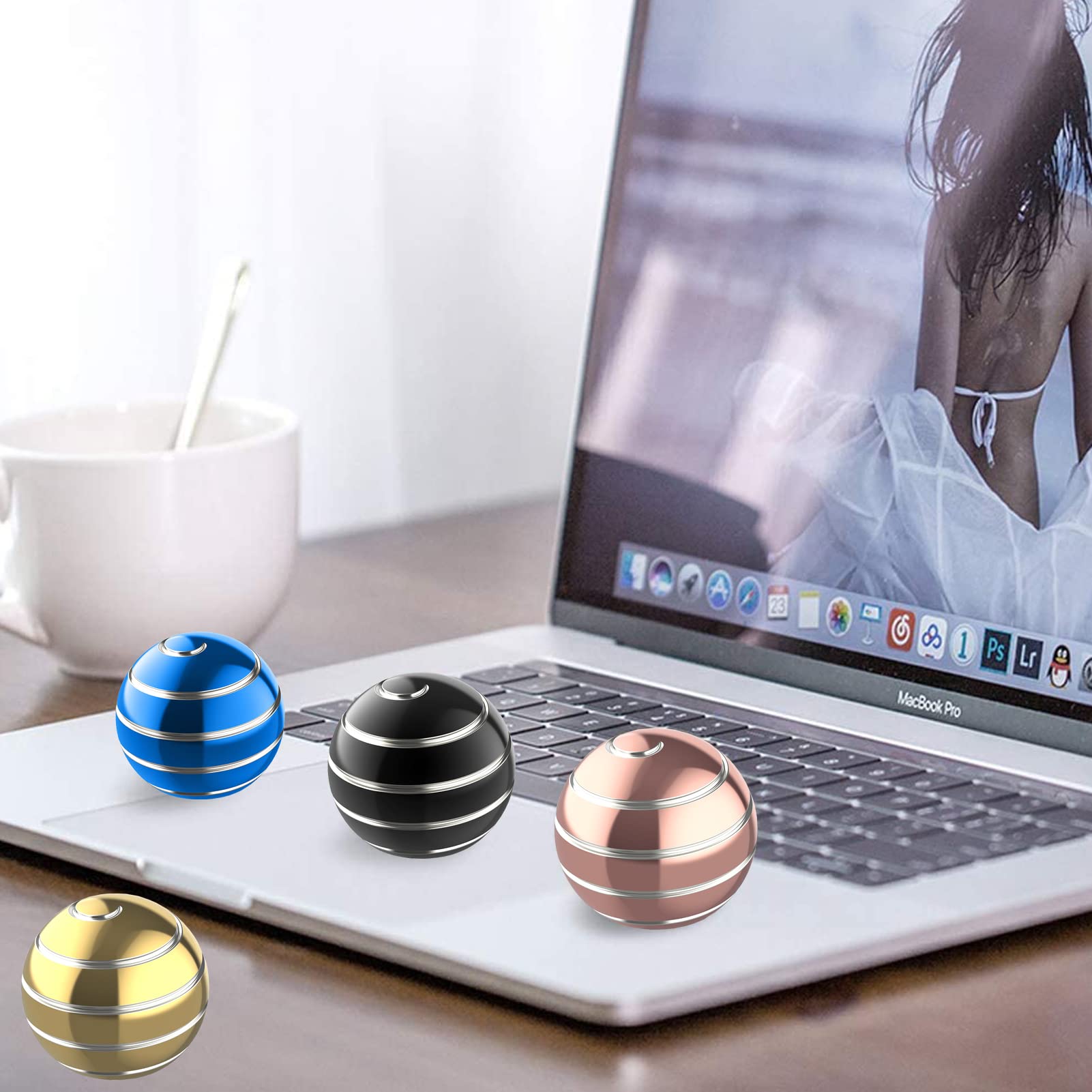 Apqdw kinetic desk toy ball anti-stress focus companion for quick bursts of calm.