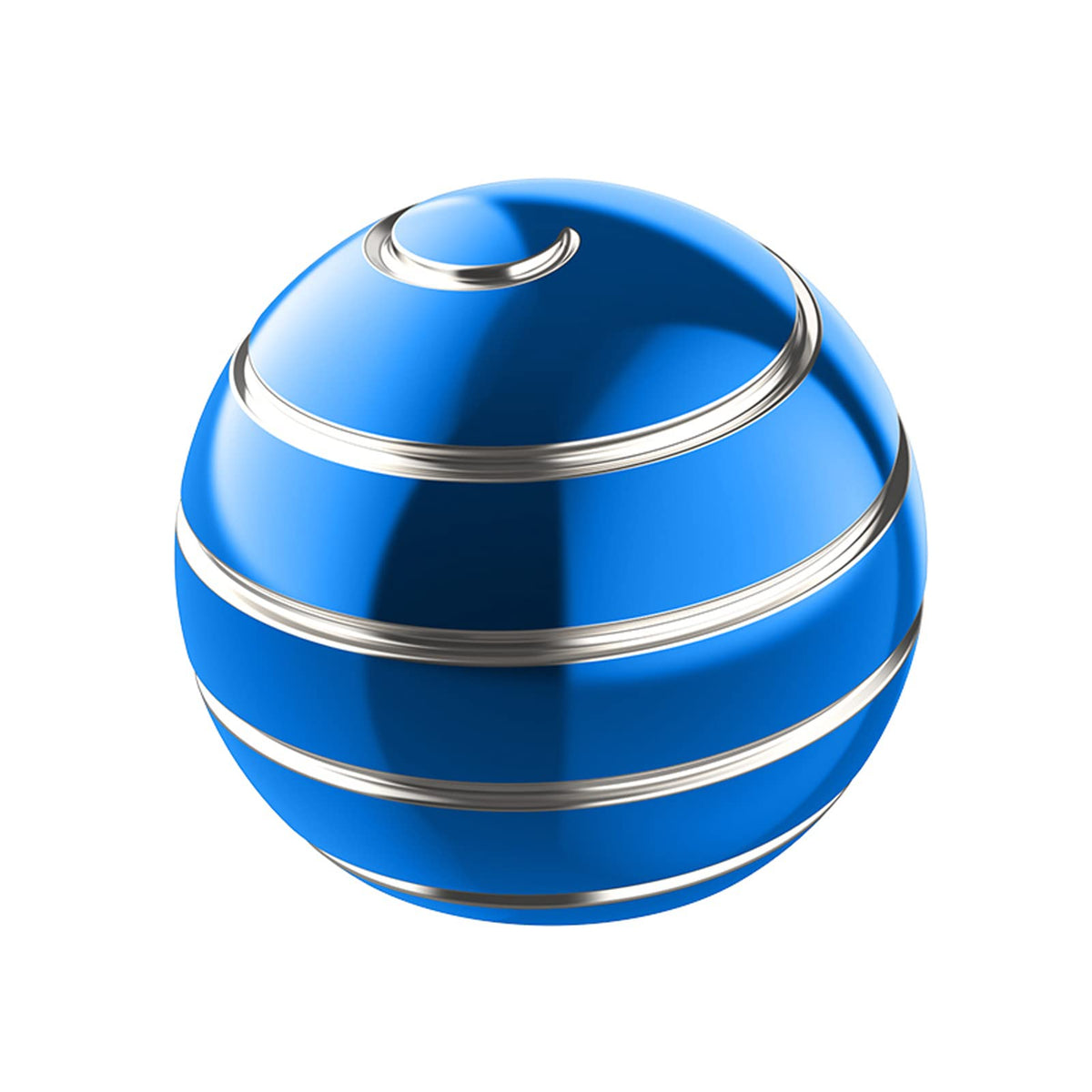 Apqdw kinetic desk toy ball blue 39mm on desk promotes focused attention.