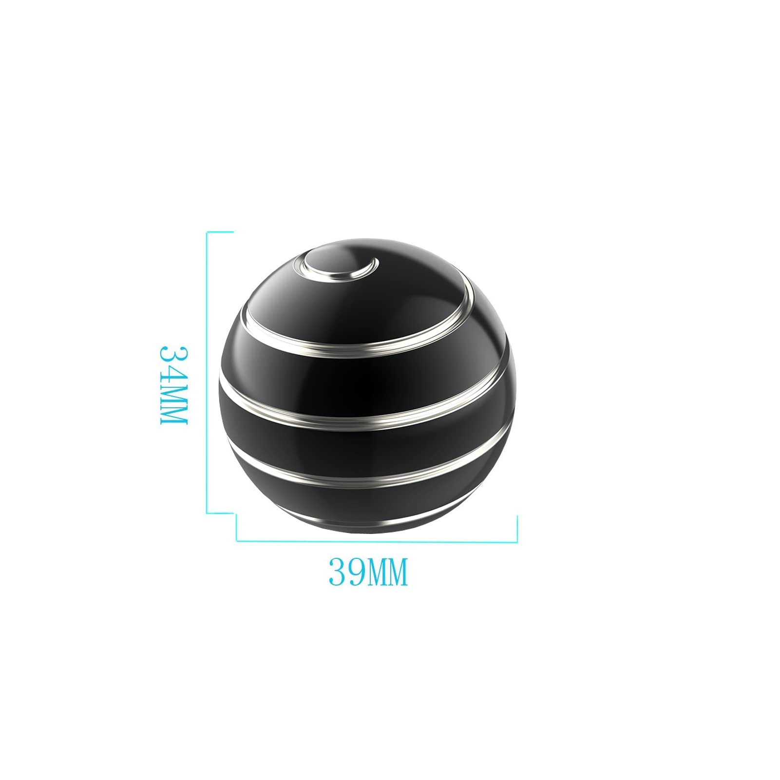 Apqdw kinetic desk toy ball illusion spin close-up showcases hypnotic spiral.