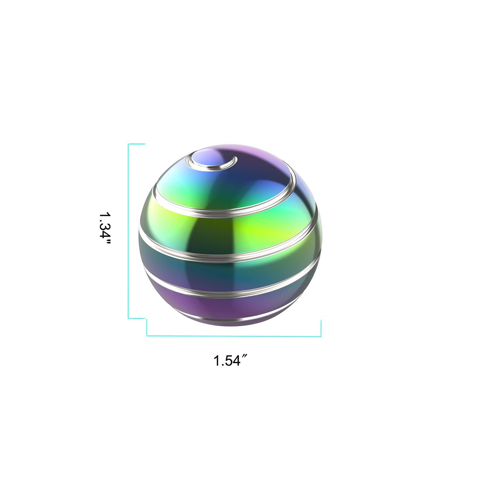 Apqdw kinetic desk toy ball illusion-spin demonstrates optical motion to ease concentration.