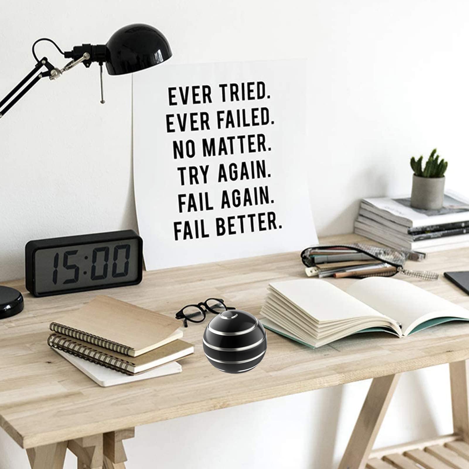 Apqdw kinetic desk toy ball pocket-size portability supports focus anywhere.