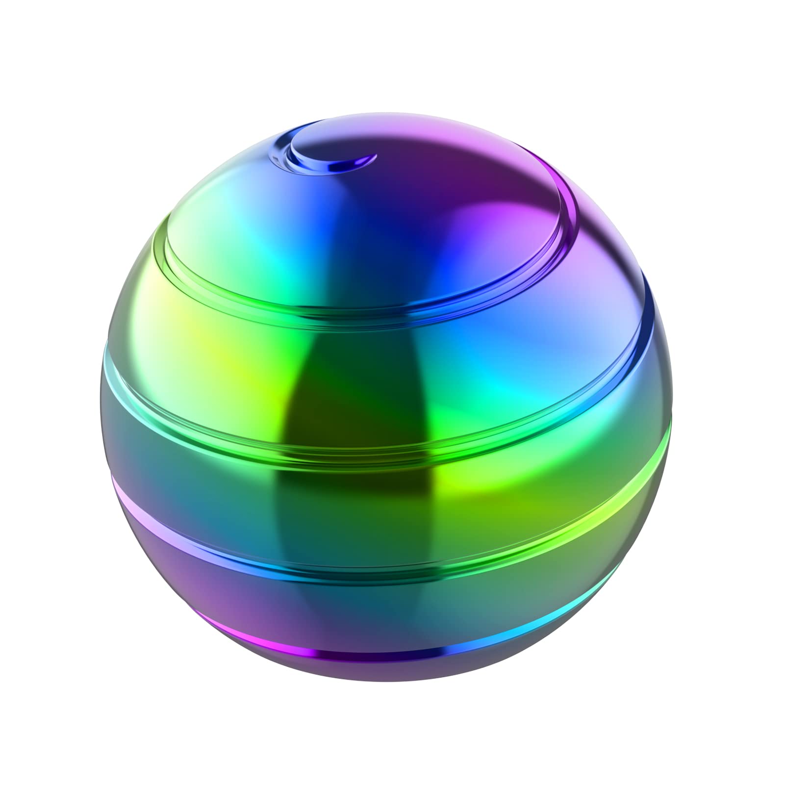 Apqdw kinetic spinning ball rainbow illusion to help focus during work or study