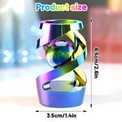 Apqdw metal desk fidget with anodized aluminum for smooth, satisfying spins.