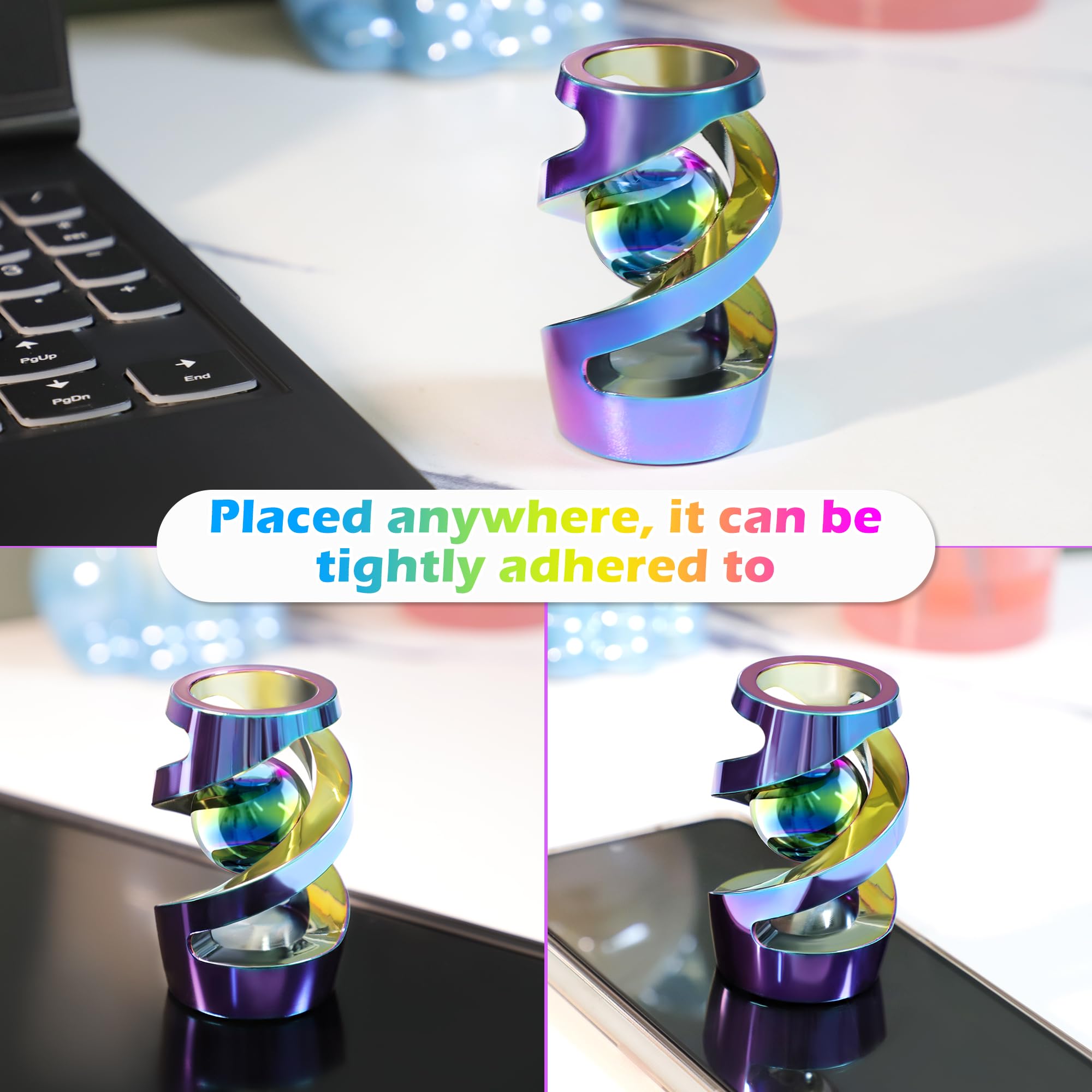 Apqdw desk toy on office desk fosters quick focus breaks.