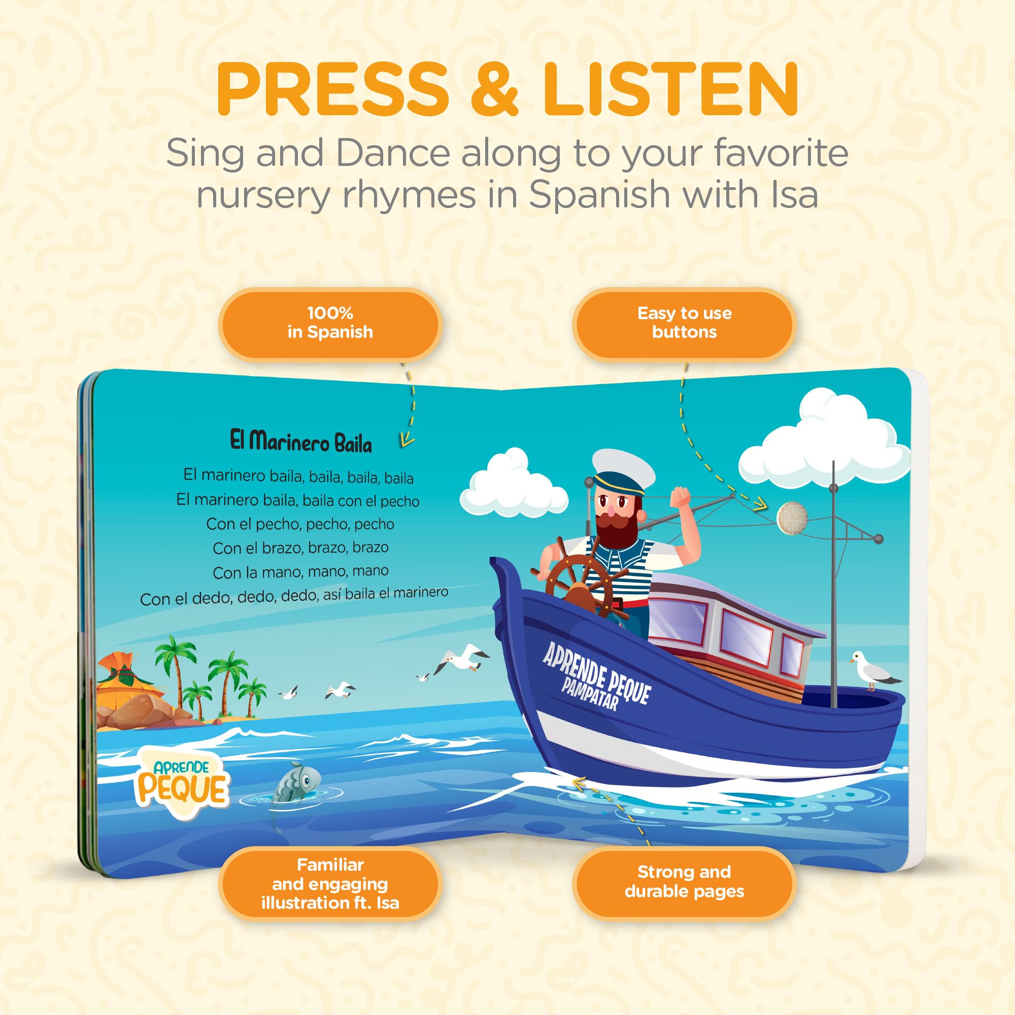 Aprende Peque Dance & Play bright artwork sparks imagination