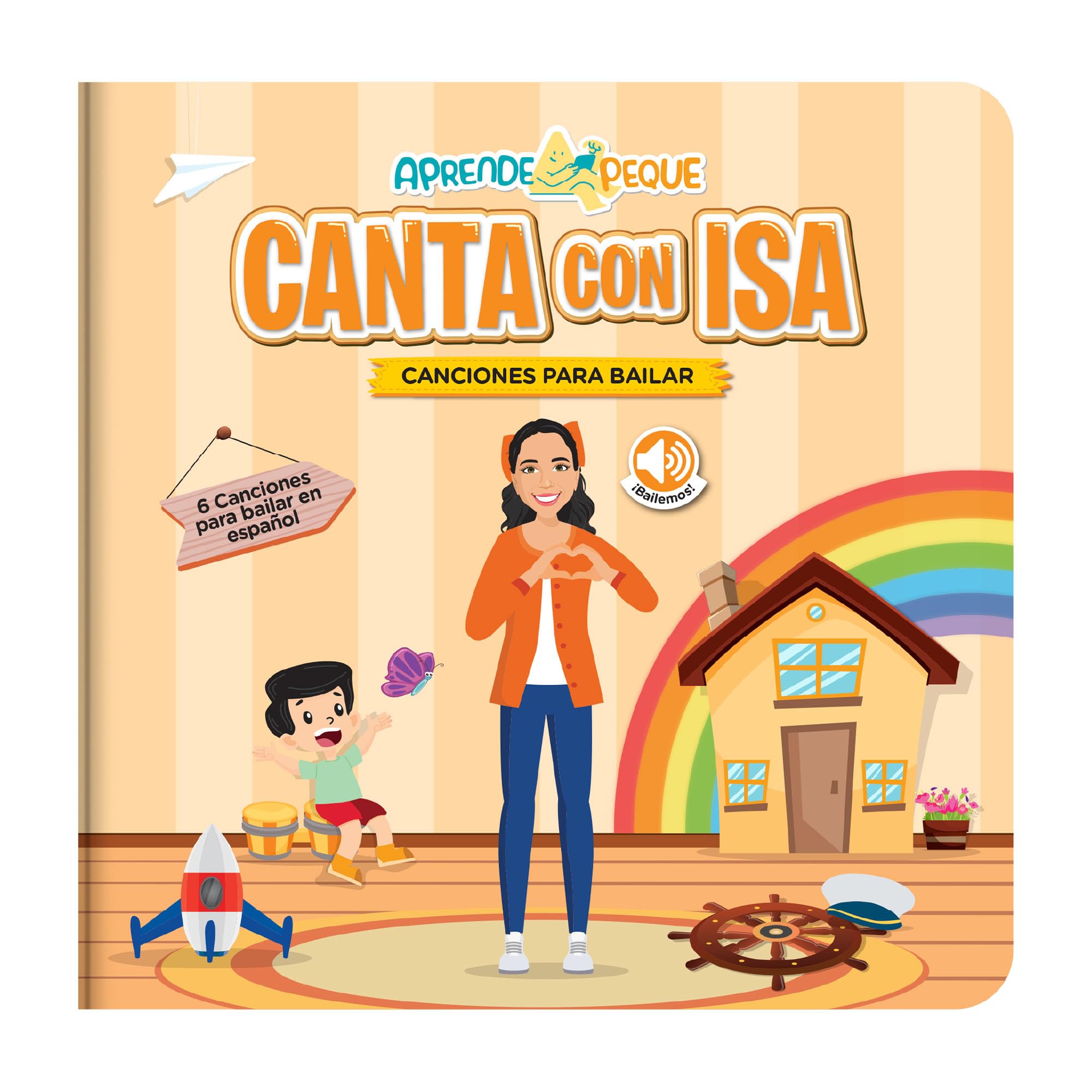 Aprende Peque Dance & Play cover with Isa inviting musical exploration