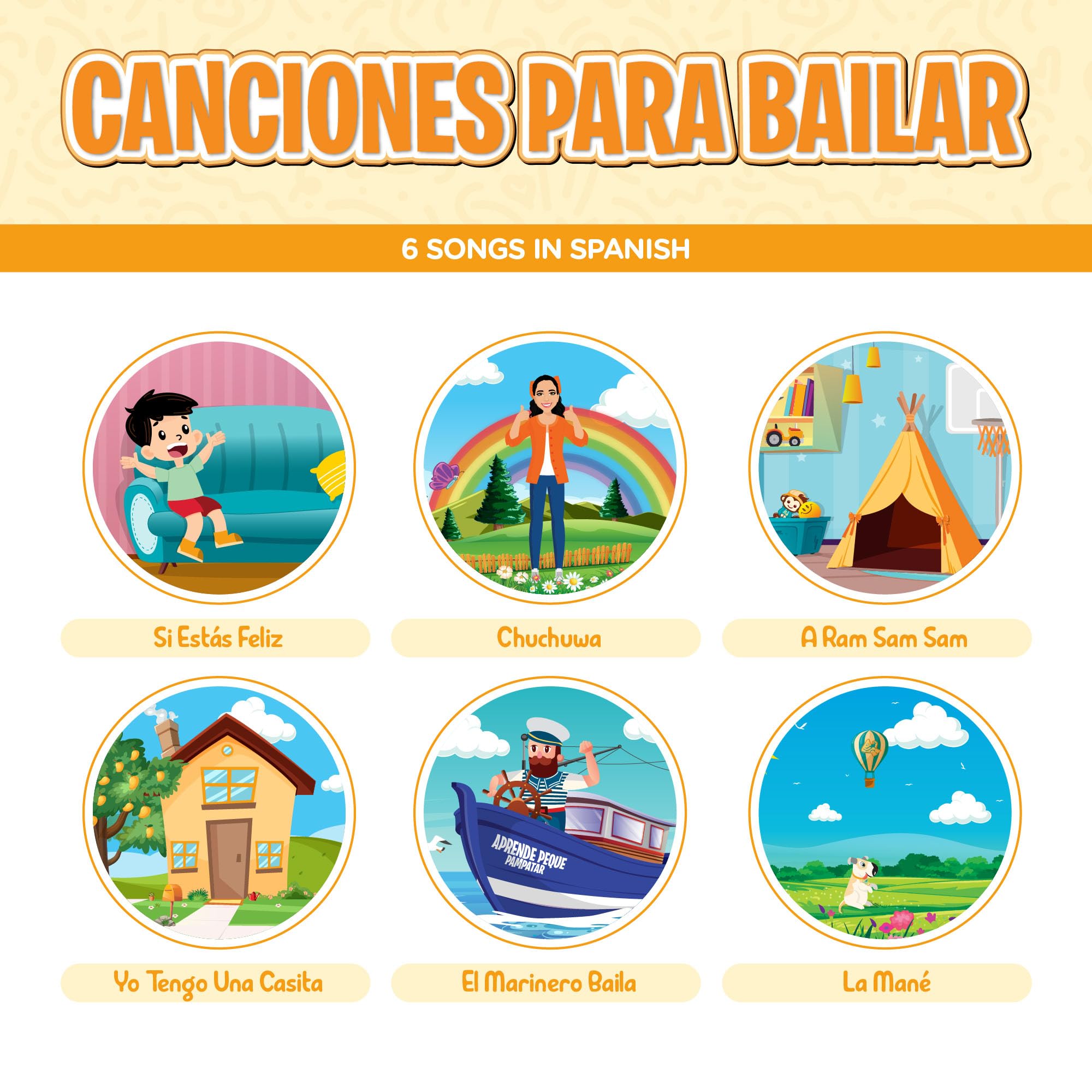 Aprende Peque Dance & Play on/off switch supports long-lasting use