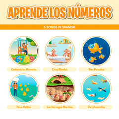 Family-friendly scene promoting singing, counting, and shared learning moments with Isa.