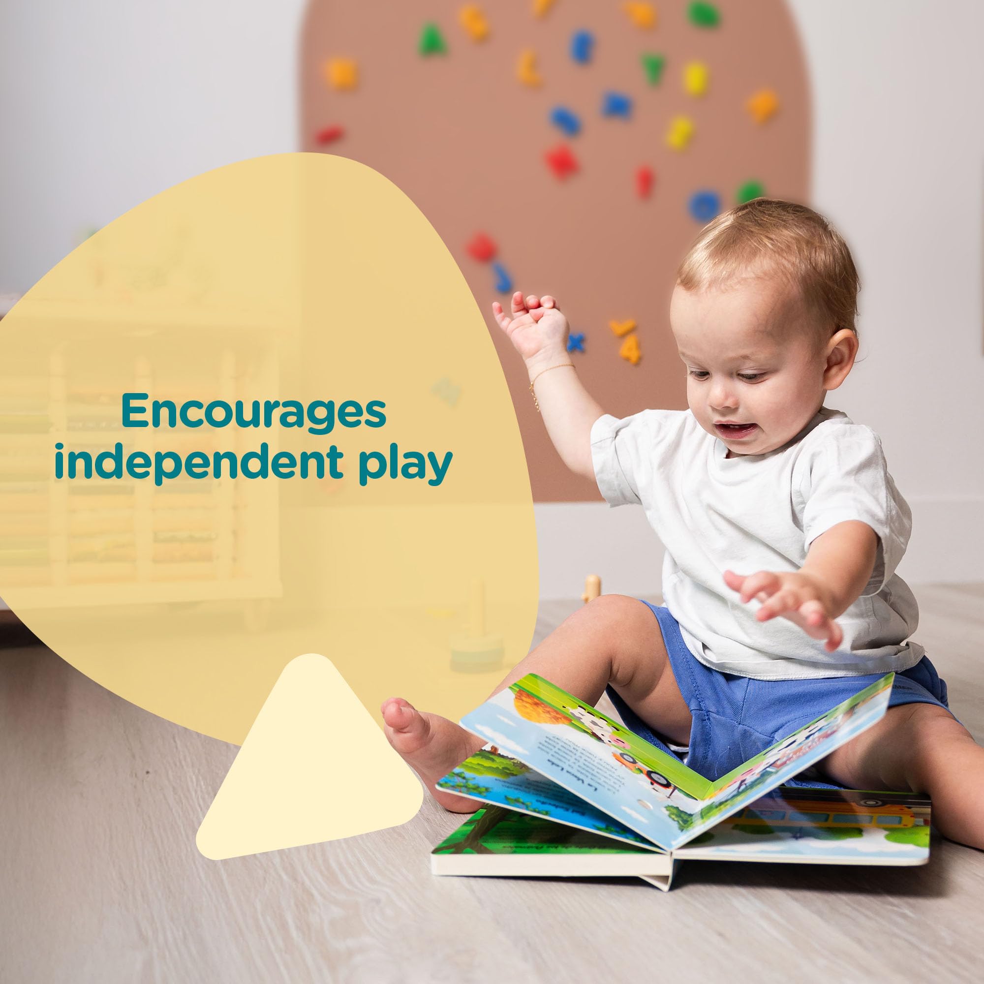 Aprende Peque Musical Sound Book Isa illustrations captivate with bright artwork and beloved characters.