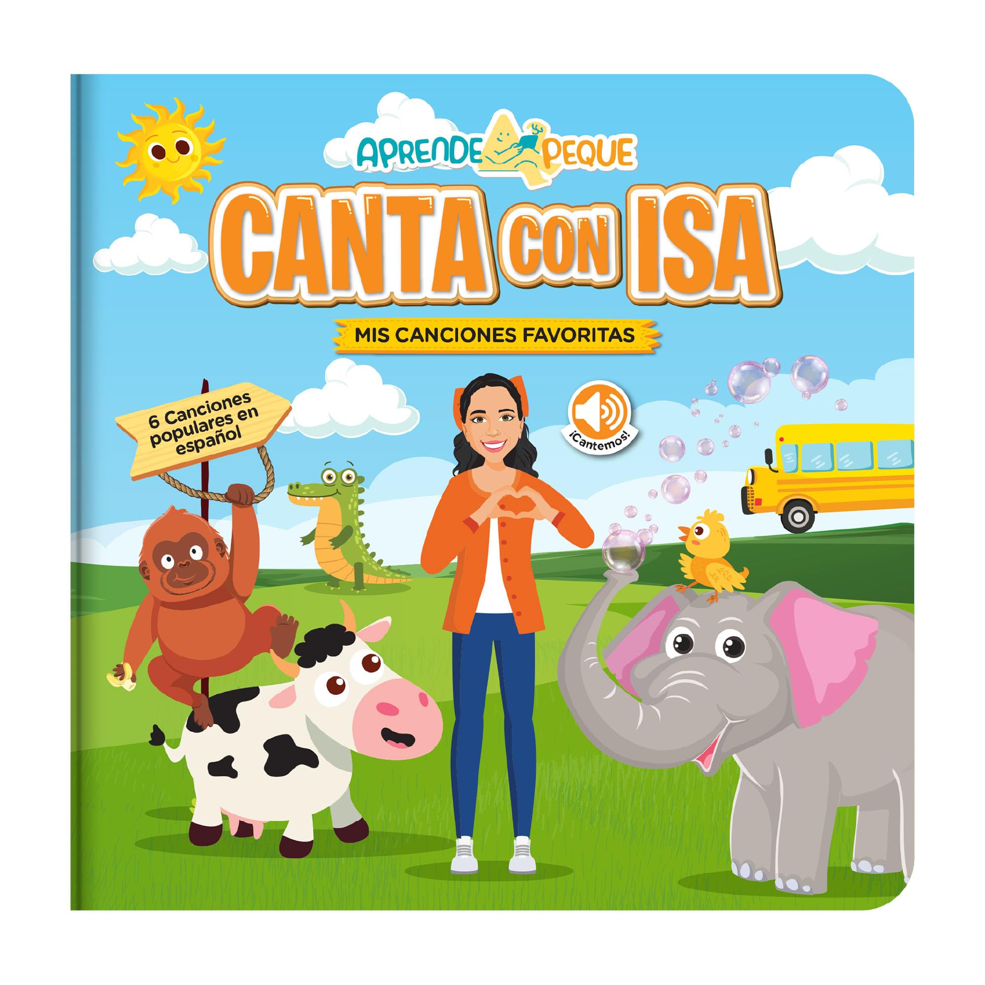Aprende Peque Musical Sound Book Isa front cover invites curious toddlers to explore music.