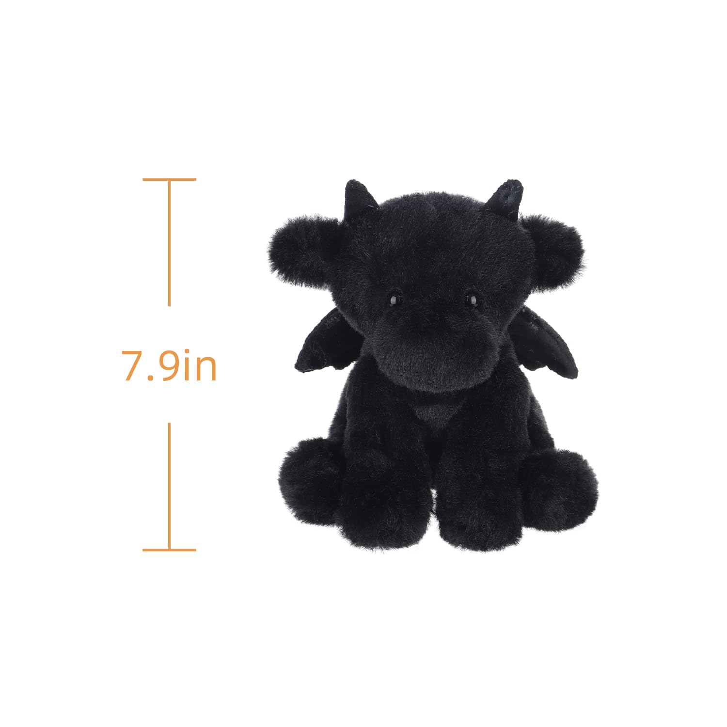 Apricot Lamb Baby-friendly Black Dragon Plush ideal for little ones.