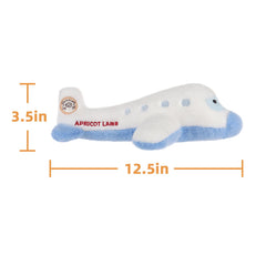 Apricot Lamb Comfort Plane size 12.5 inches demonstrated for home and travel use