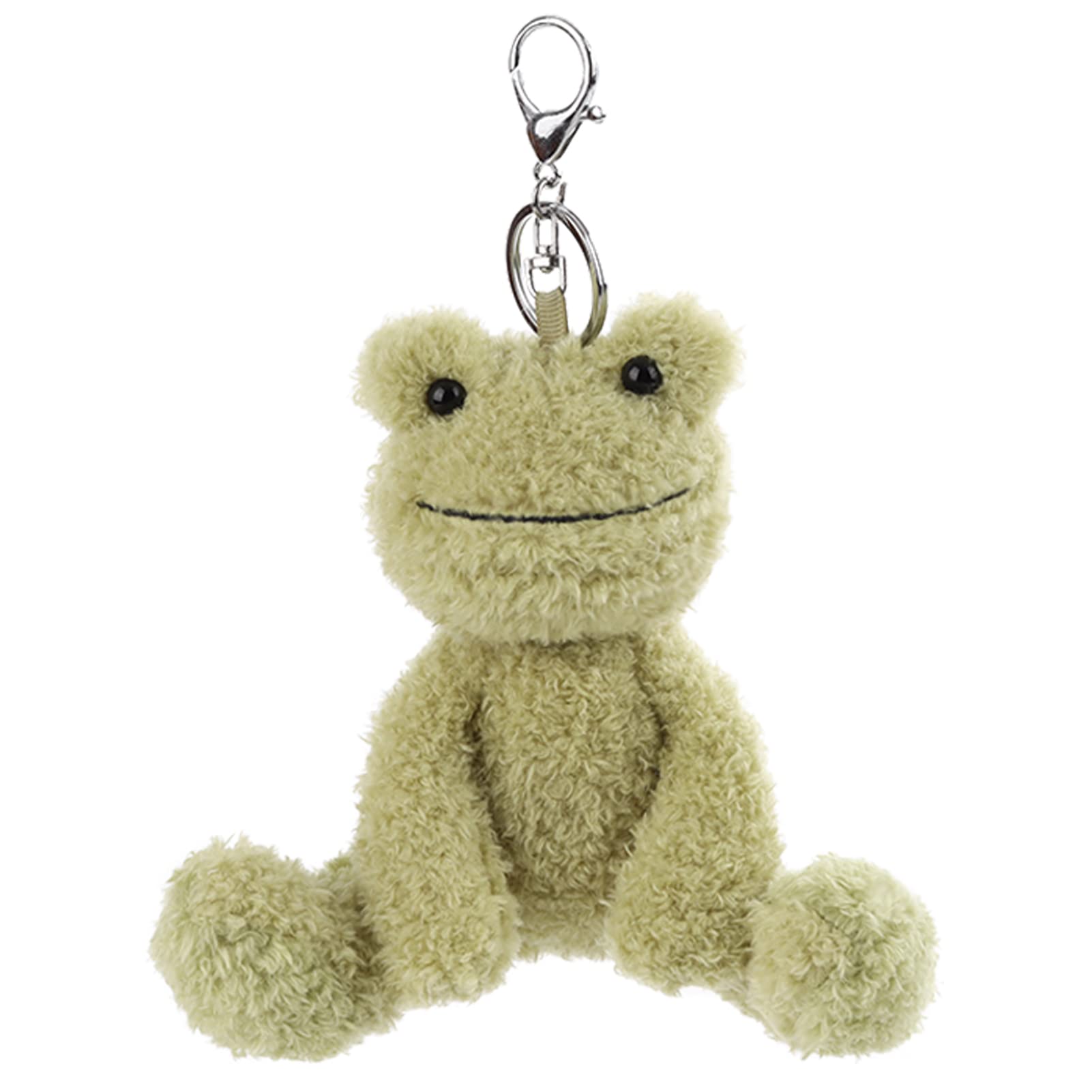Apricot Lamb green frog keychain for bags and keys