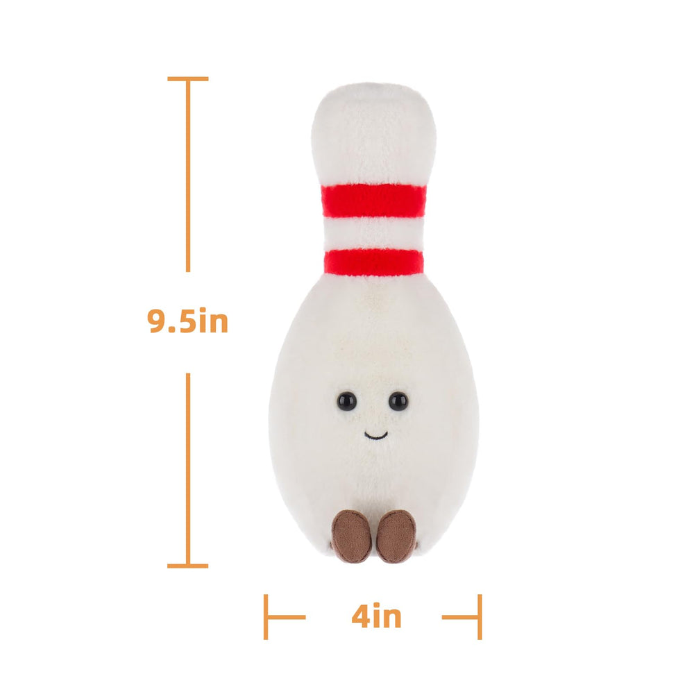 Apricot Lamb Happy Bowling plush easy cleaning, spot clean and air dry.