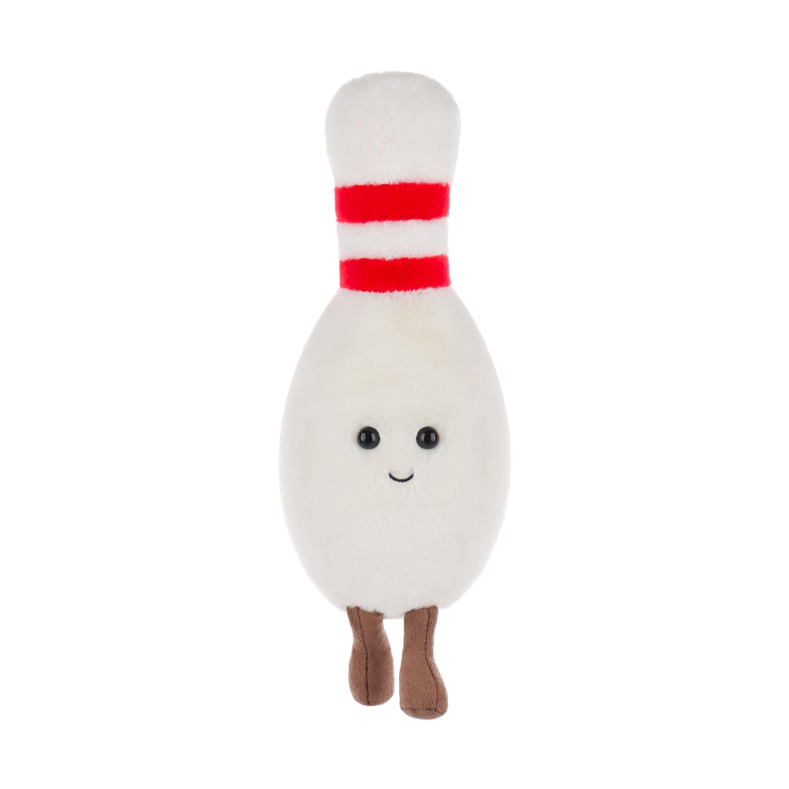 Apricot Lamb Happy Bowling plush materials detail, safe fibers for gentle hugs.