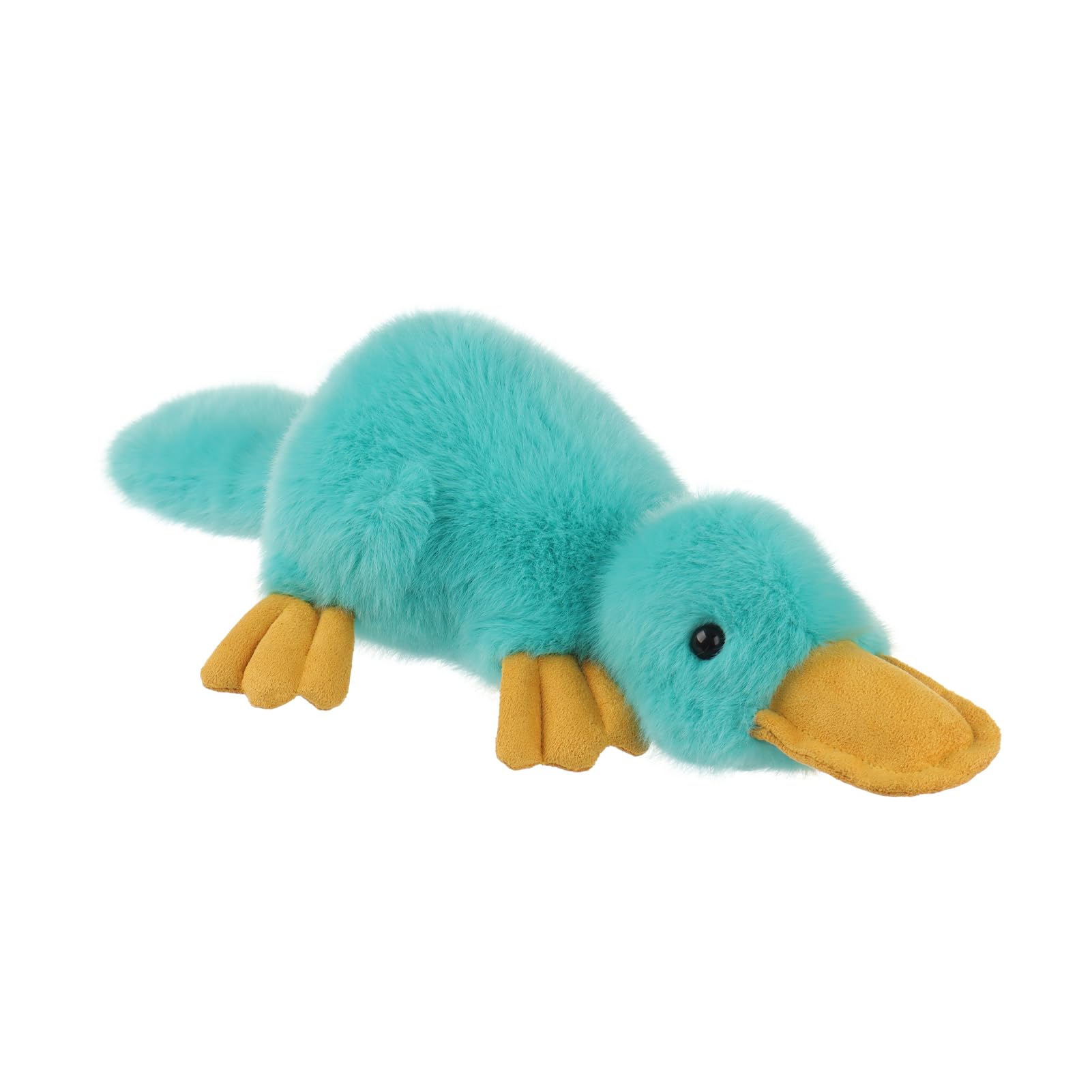 Apricot Lamb Happy Platypus close-up of a soft plush face for cozy hugs
