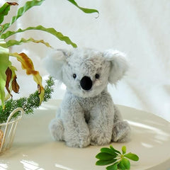 Apricot Lamb hugs-friendly koala at 8 inches, great for travel.