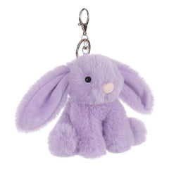 Apricot Lamb purple bunny handmade plush—crafted with care for durable, cuddly play.
