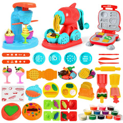 Aprilwolf 59-piece dough set kit for creative play.