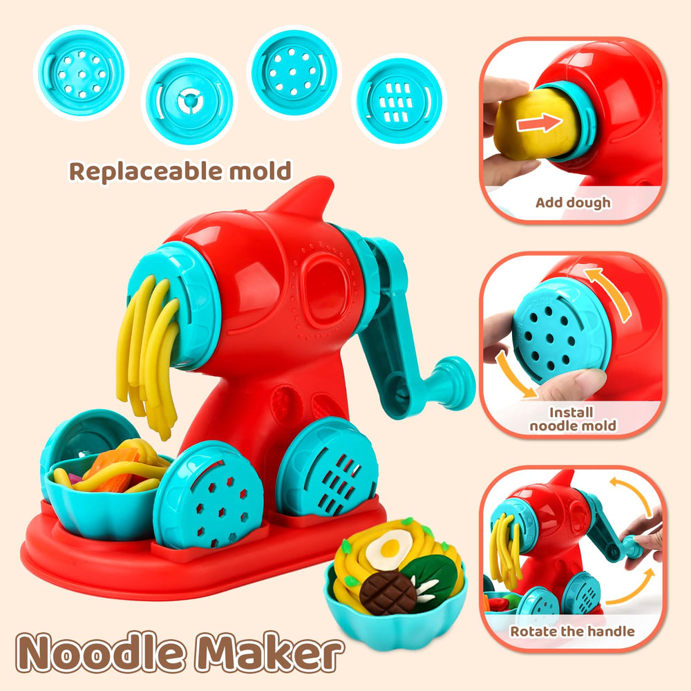 Aprilwolf 70-piece dough set cake maker sparks baking imagination.