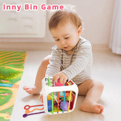 Aprilwolf cube with color blocks promotes sorting, stacking, and hand-eye coordination