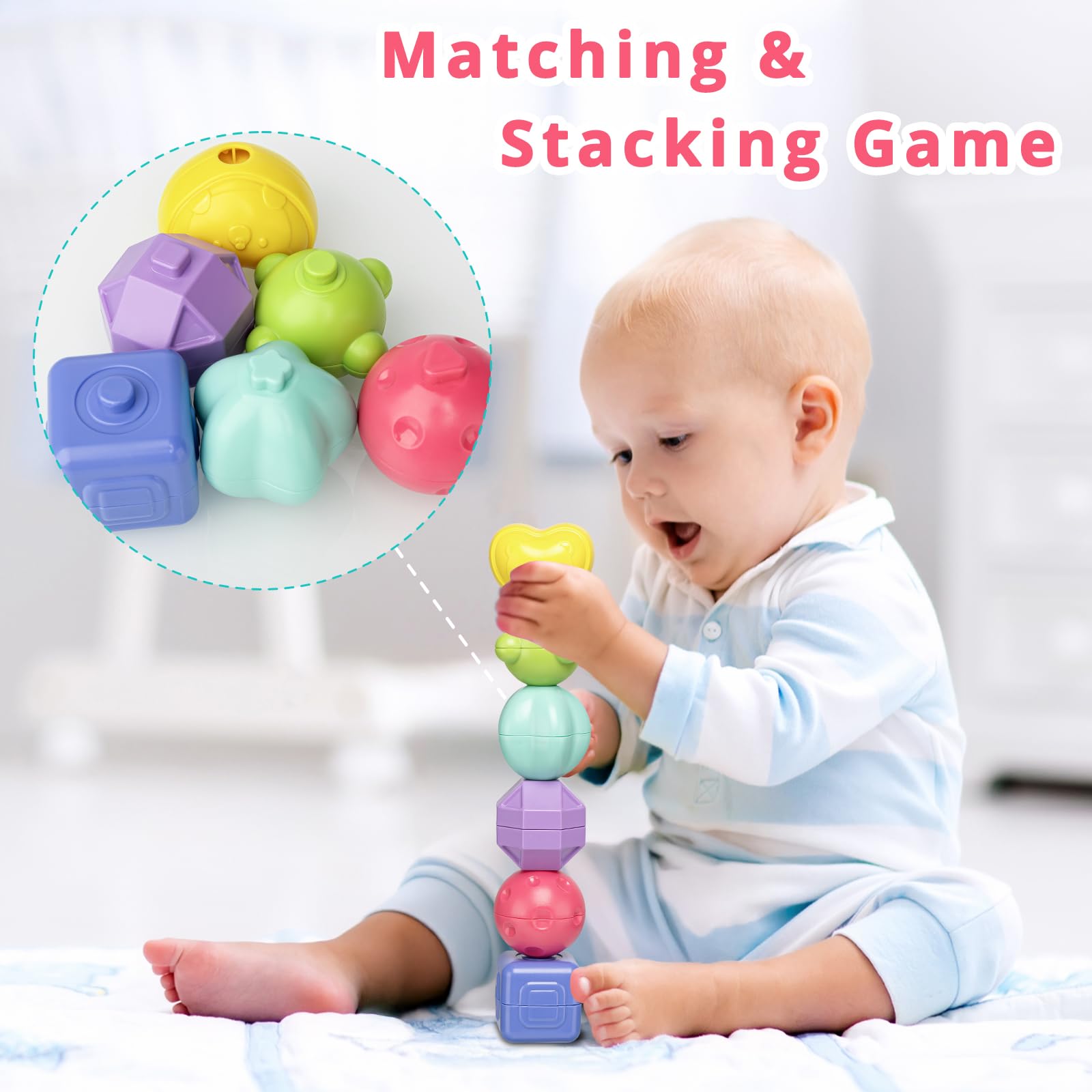 Aprilwolf sensory pull strings encourage tactile exploration and cause-and-effect learning