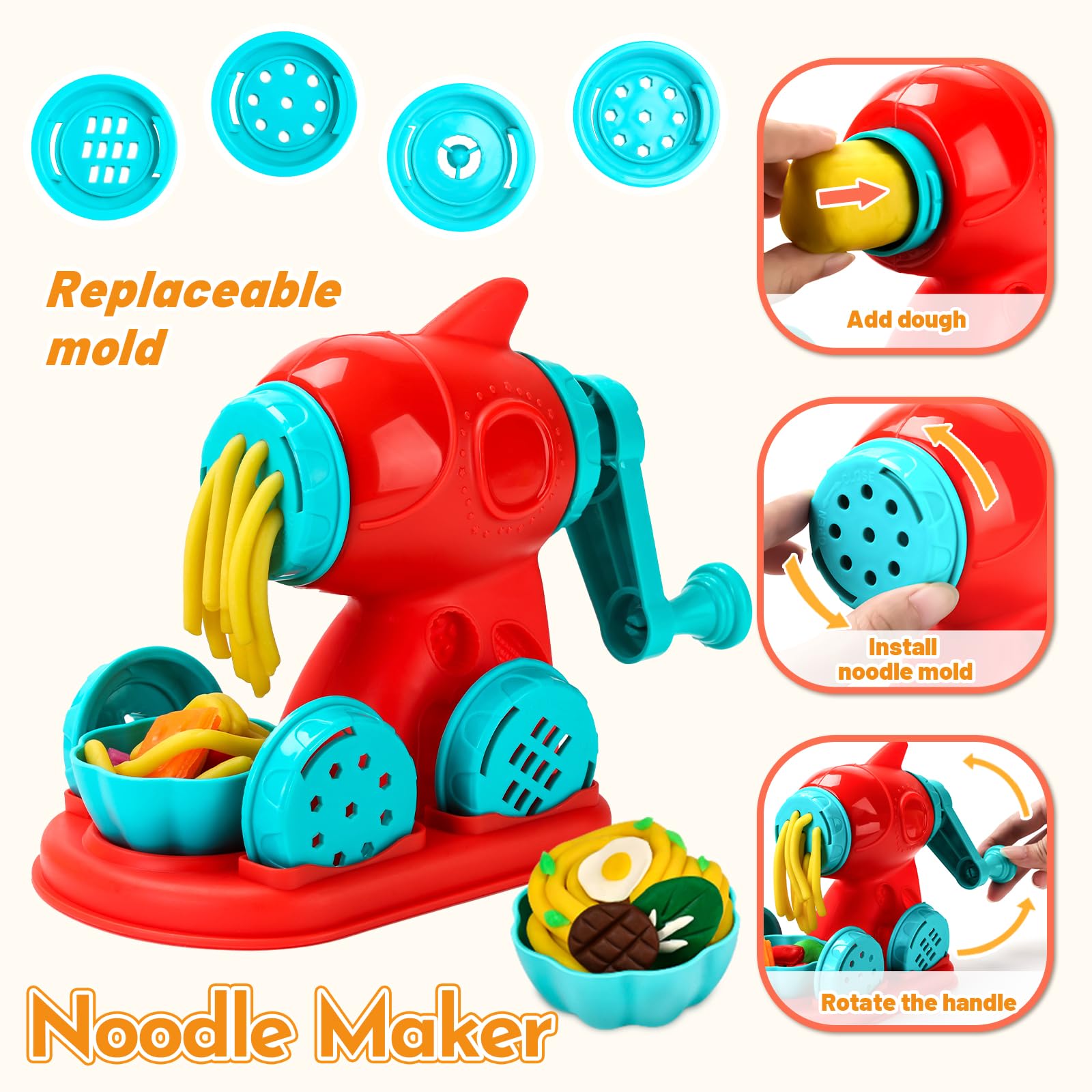 Aprilwolf rich accessories keep children engaged with varied shapes.