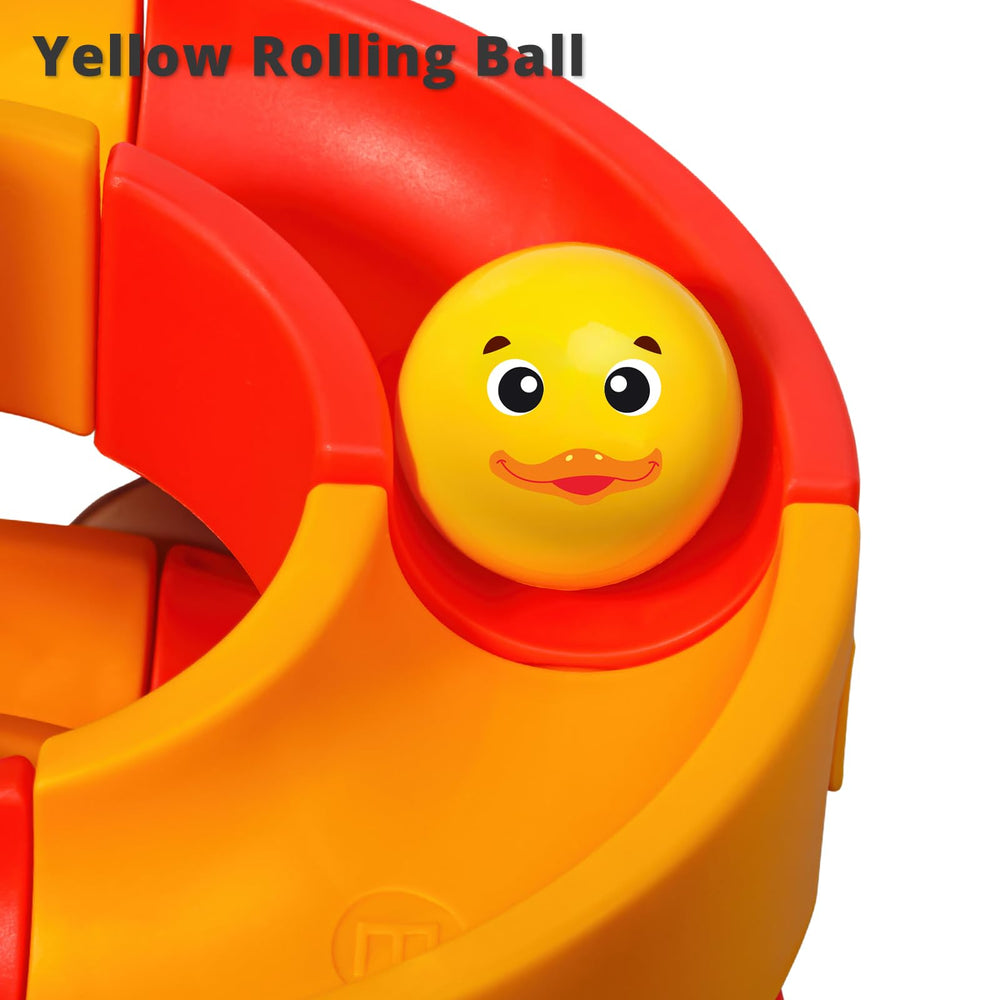 Aprilwolf Duck Slide balls and capsules function as rolling play elements.