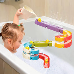 Aprilwolf Duck Slide balls and capsules enhance marble-run style excitement.
