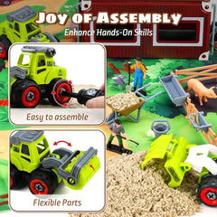Aprilwolf farm animals encourage storytelling during playtime