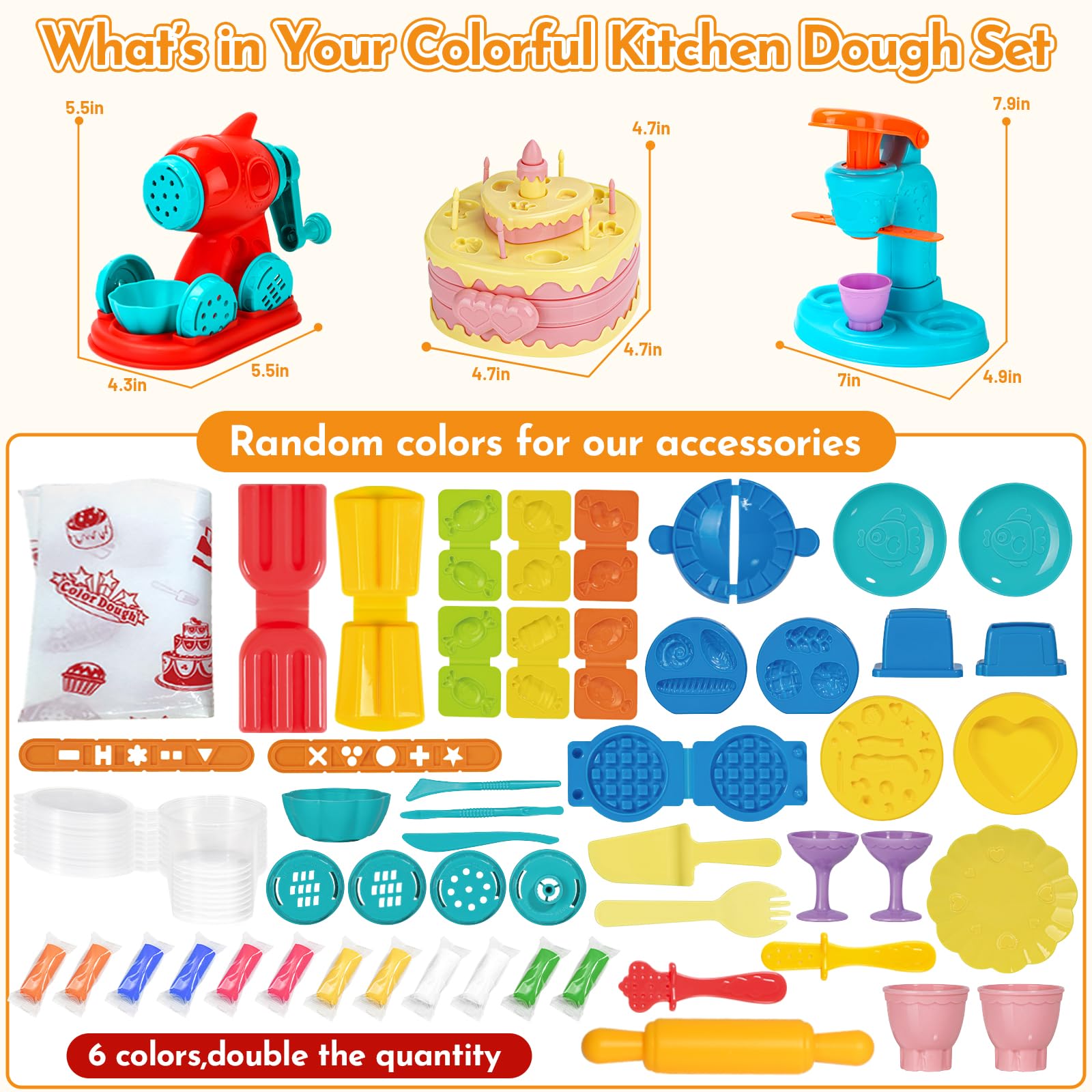 Aprilwolf gift-ready dough set makes a delightful present.