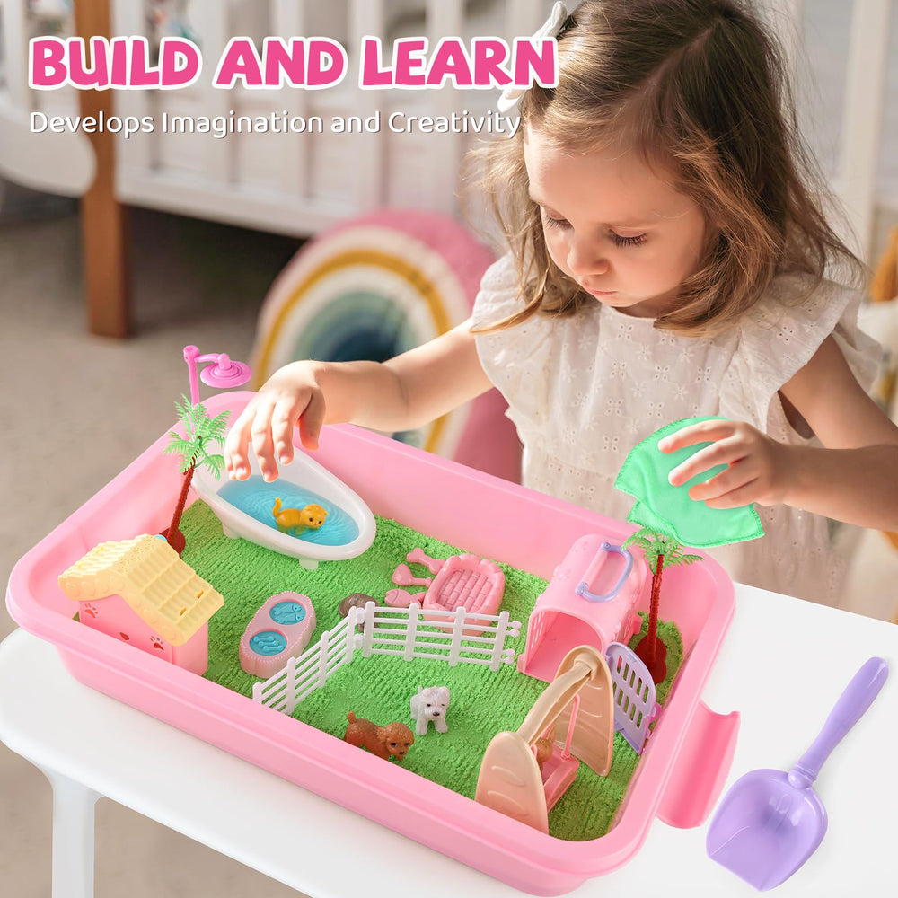 Aprilwolf pet carrier, swing, and slide add dynamic sandbox action.