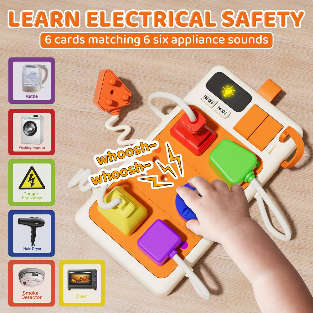 Aprilwolf colorful plugs help hand-eye coordination through matching and plugging.