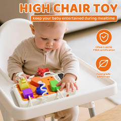 Aprilwolf travel-ready busy board makes on-the-go learning enjoyable.
