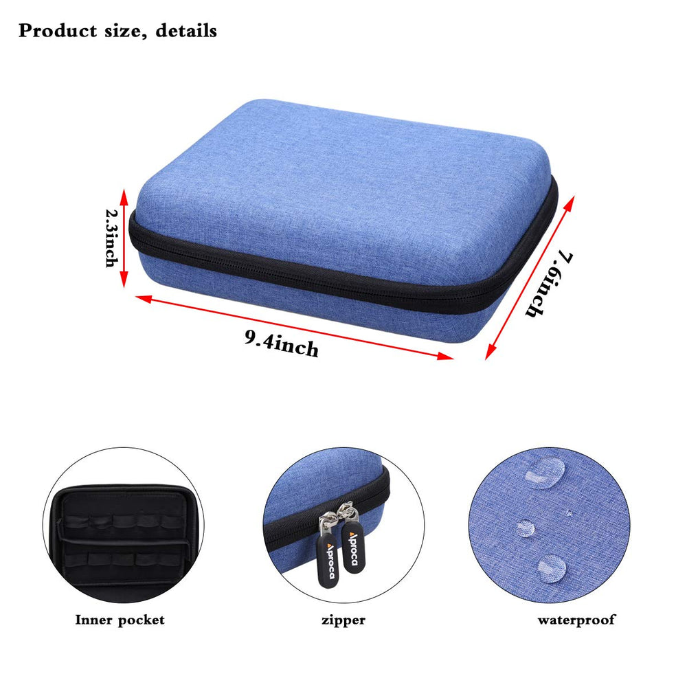 Aproca Cars Storage Case double zipper for smooth opening and closing.