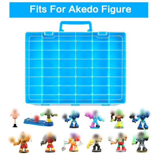 Aptbyte Akedo Case blue open partition highlights adjustable space for different fighters.