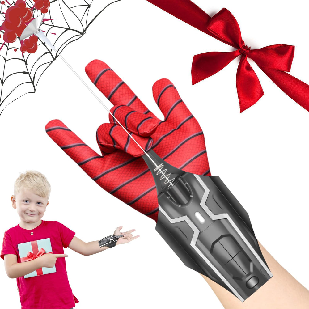 AQEWK Spider Web Shooter with 8.5ft range for bigger superhero adventures.