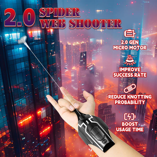 AQEWK Spider Web Shooter 2.0 built for durability and reliable performance.