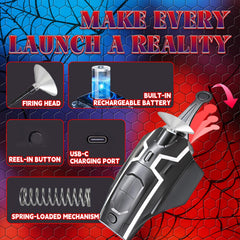 AQEWK Spider Web Launcher delivers smooth action and longer play sessions.