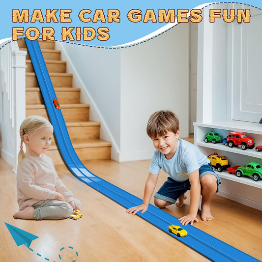 AQFR Flex Track suction cups attachment ensures stable play on surfaces.