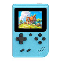 AQHH Mini Plus blue front view, portable retro console for on-the-go gaming.