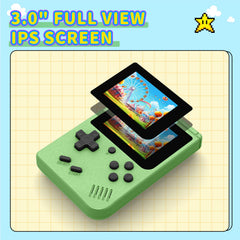 AQHH mini-plus game console on table, ready for casual sessions.